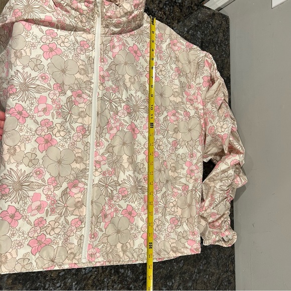 NWT Body & Sol Windbreaker Jacket Hoodie Floral XXL 2XL Womens - Picture 8 of 9